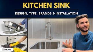 Kitchen Sink : Best Kitchen Sink design I Quartz Sink I Waterfall Sink in India #interiordesign