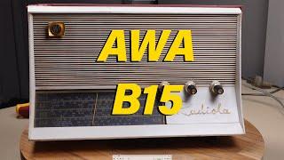 ElectroSound 23A. AWA B15 Red Valve/Tube Radio