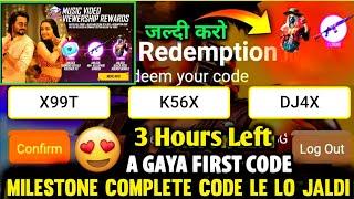 Kill Chori Song Redeem code | Diwali Music video redeem code | free fire  redeem code | Song Code