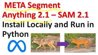 META Segment Anything 2.1 - SAM2.1 - Install Locally and Run in Python and Windows