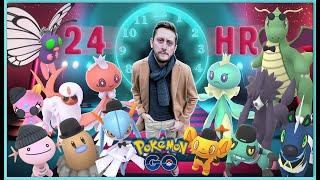 My 10th 24 Hour Challenge *Shiny Grind* in Pokémon GO!