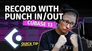 RECORD YOUR OWN VOCALS WITH PUNCH IN & OUT | Quick Tip Cubase 13