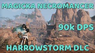 ESO - Magicka Necromancer PvE Guide - 90k DPS - EZ Rotation - Greymoor Update in Description!