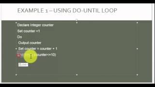 Visual Basic - Do Until Loop - Pseudocode