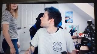 Jemma dabs in front of Dantdm