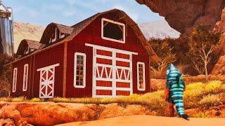 I Built a Western Barn with the NEW Barn Doors in ARK: Survival Ascended!