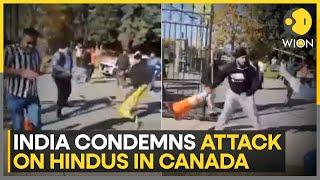 India Condemns Attack on Hindu Devotees in Canada's Brampton | Latest English News | WION