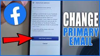 How to Change Primary Email Address on Facebook