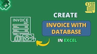 How to Create Invoice in Excel with Database
