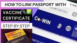 How to link Passport to COWIN | Link Passport with Vaccination Certificate | STEP-BY-STEP GUIDE