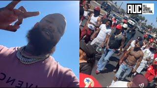 The Game Leads Peace Walk To End War Between Rival Compton Gangs