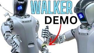 Ubtech’s AI Robot “WALKER” Humanoid With 41 Axes Demos New Automation Tech