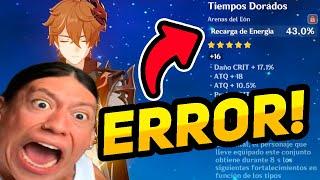 "¡ESTE ERROR CON TUS PERSONAJES PUEDE DESTRUIR TU CUENTA!" ANALISIS DE CUENTA GENSHIN IMPACT