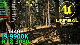 Unreal Engine 5 Biome Forest | RTX 3080 OC & i9-9900K 4.6GHz | 1440P | Ultra Settings