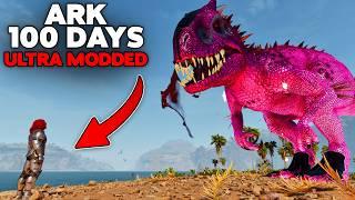 I Survived 100 Days in ARK Descended.... ARKs Most BRUTAL Mod