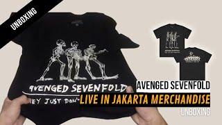 Unboxing Avenged Sevenfold Jakarta Tour Merch [A7X Live in Jakarta]