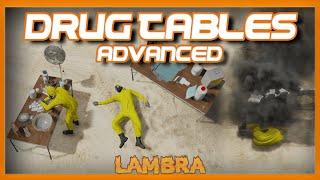 Drug Tables "Portable, Custom Recipes, Temperatures" (Many Features) | Lambra