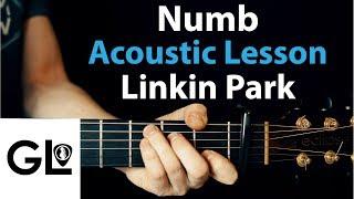 Numb - Linkin Park: Acoustic Guitar Lesson EASY 