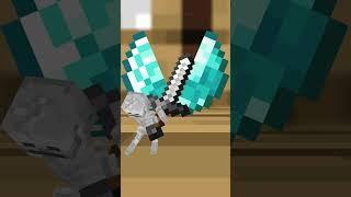 How to make a diamond pickaxe in Minecraft. #shorts