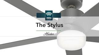 The Stylus | Smart Ceiling Fan from Hunter