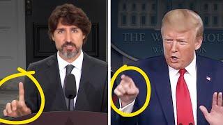 TRUMP VS TRUDEAU (Wig) - Who's Better Handling Rude Reporters?