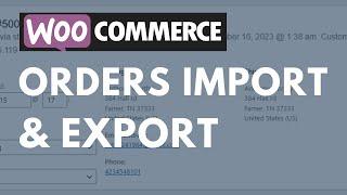 How To Woocommerce Order Export Import In Wordpress Website 2023