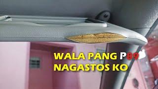 Car Sun Visor Upholstery Repair DiY