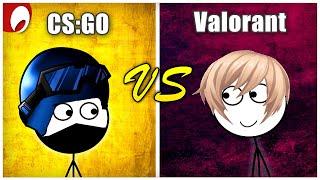 CSGO Gamers vs Valorant Gamers