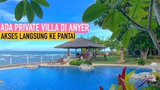 REKOMENDASI VILLA DI ANYER! ADA BATHTUB & BISA KE PANTAI LANGSUNG | VILLA STEFAN #jalanjalanekarizal