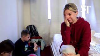 The children are afraid of loud noises, says Ukrainian mother who fled to Romania