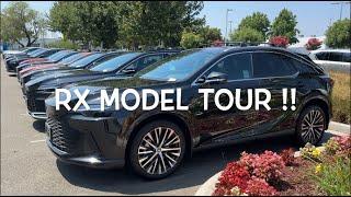 2024/2025 Lexus RX model tour with Pricing