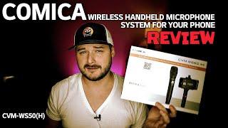 Comica Wireless Mic System For Your Phone REVIEW CVM-WS50(H)