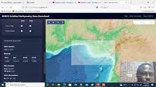 How to acquired Bathymetric data (General Bathymetric Chart of the Oceans)