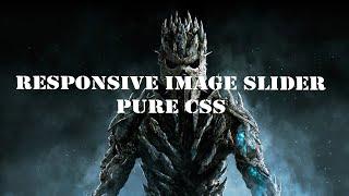 Responsive Image Slider Using Pure CSS (Animation)