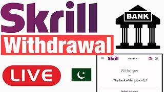Skrill Live Withdrawal to Bank Account in Pakistan | 2023 | Swift Code & IBAN | Free Withdrawal
