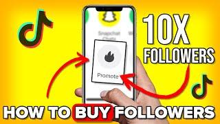 How To Use TikTok’s Promote Feature To Buy REAL Followers (WATCH BEFORE DOING)