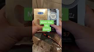 Der Test Durex Natural Feeling VS Mister Size Kondome #shorts