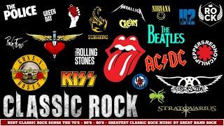 Best Classic Rock PlaylistThe Rolling Stones, Aerosmith, Led Zeppelin, CCR, Queen, U2, The Beatles