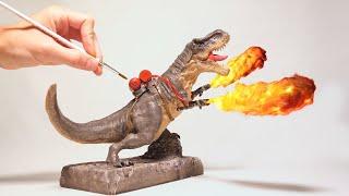 I made a T-Rex and gave it flamethrowers