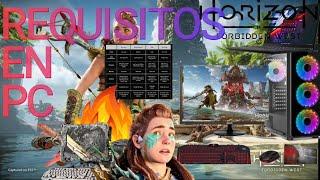 Requisitos para jugar Horizon Forbidden West en PC. Está tu maquina a la altura2