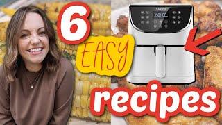 6 *Beginner-Friendly* Air Fryer recipes that are SO YUMMY!  Must make!