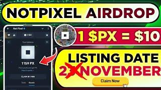  Not Pixel Airdrop How to Play , Mine | Not Pixel Airdrop Listing Date | Not Pixel Px Token Price