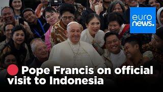 Pope Frances holds a homily in Gelora Bung Karno Stadium, Jakarta | euronews 