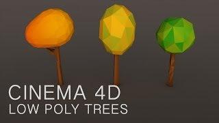 Cinema 4D Tutorial: Low Poly Trees