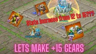 LETS MAKE GEARS +15 ASTRALITE, Part 1 - Lords Mobile