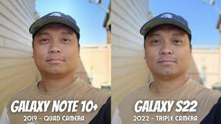 Samsung Galaxy Note 10+ vs S22 camera comparison! Who will win?