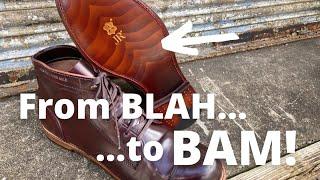 Wolverine 1000 Mile SHELL CORDOVAN Boot Repair | WATCH CUSTOMER'S REACTION!