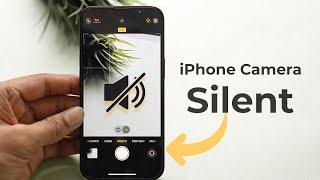 How Can You Make Your iPhone Camera Silent? #cameras