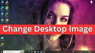 How To Change Your Background On Your Computer | Change Desktop Background Image | Fast Way