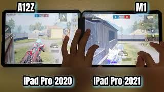 Ipad PRO 2021 M1 vs Ipad PRO 2020 A12Z PUBG Mobile test